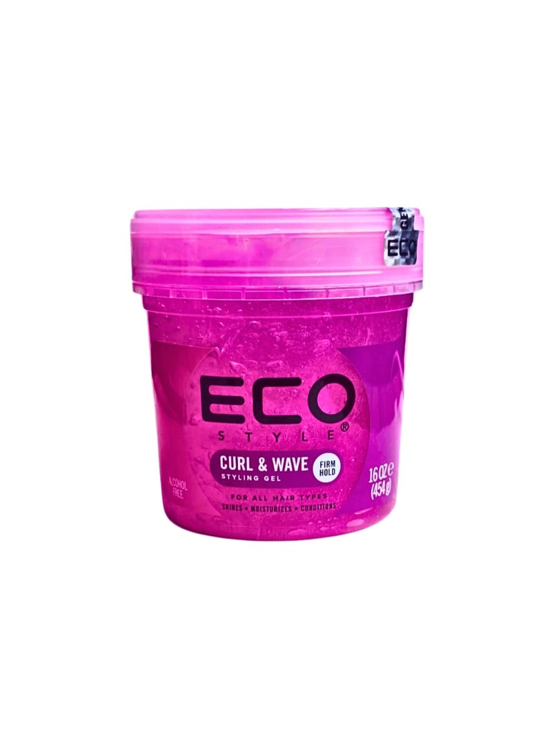 Eco Style Hair Styling Gel Maximum Hold, For All Hair Types 16 oz (454 g)